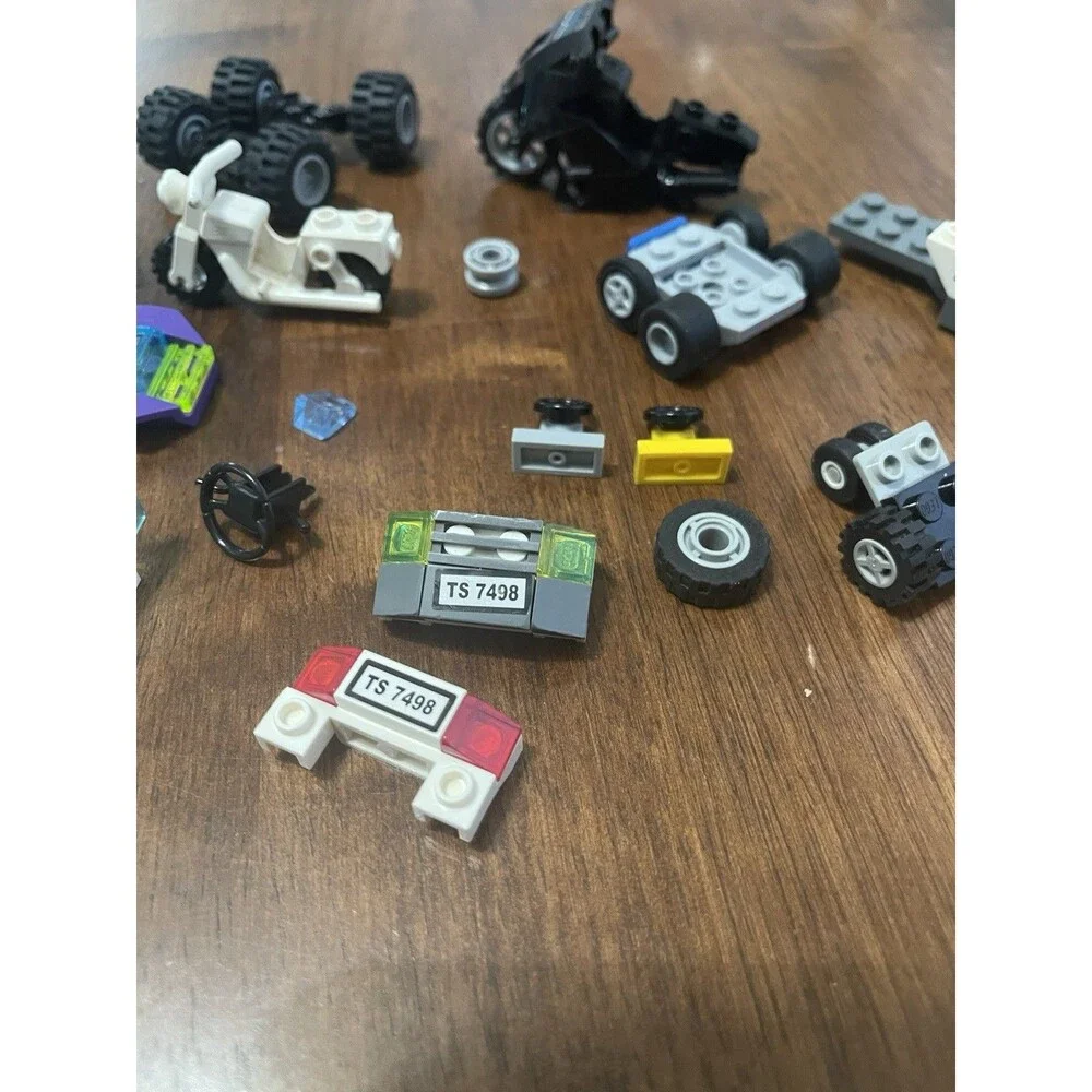 Lot Of Assorted Car Lego Pieces And Accessories